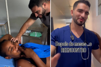 mulher-reencontra-‘medico-bonitao’-apos-de-atendimento-viralizar;-assista