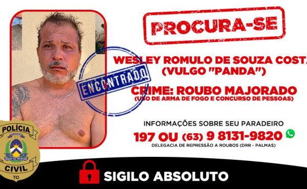 em-palmas,-policia-civil-prende-investigado-da-operacao-gold-por-roubo-com-uso-de-arma-de-fogo-–-ssp-to