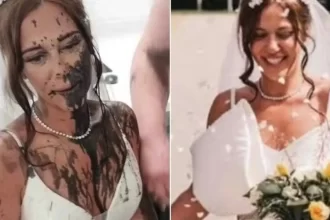 cunhada-aparece-em-casamento-e-joga-tinta-preta-no-vestido-da-noiva