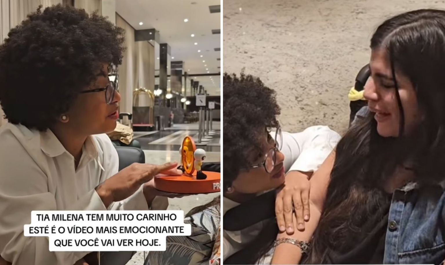 tia-milena,-do-‘bbb-26’,-da-premio-que-ganhou-para-fa:-‘eu-ia-guardar,-mas-e-seu-agora’