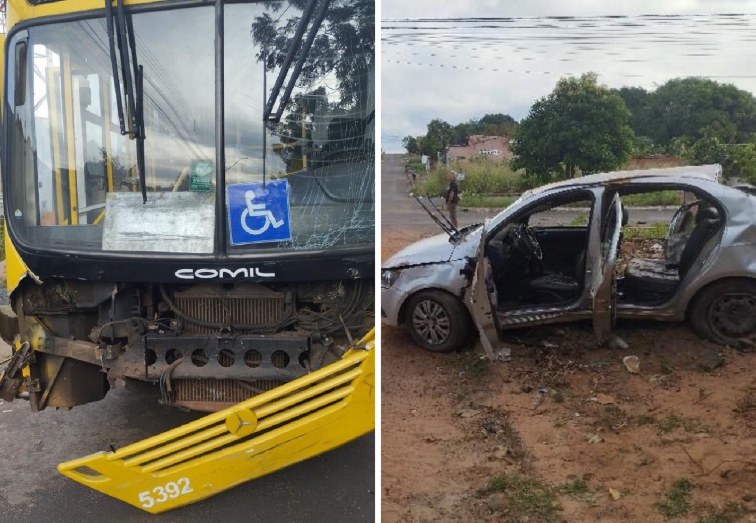 adolescentes-ficam-em-estado-grave-apos-jovem-de-17-anos-pegar-carro-sem autorizacao-e-bater-em-onibus,-diz-pm