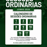 camara-de-araguaina-divulga-calendario-das-sessoes-ordinarias-de-junho