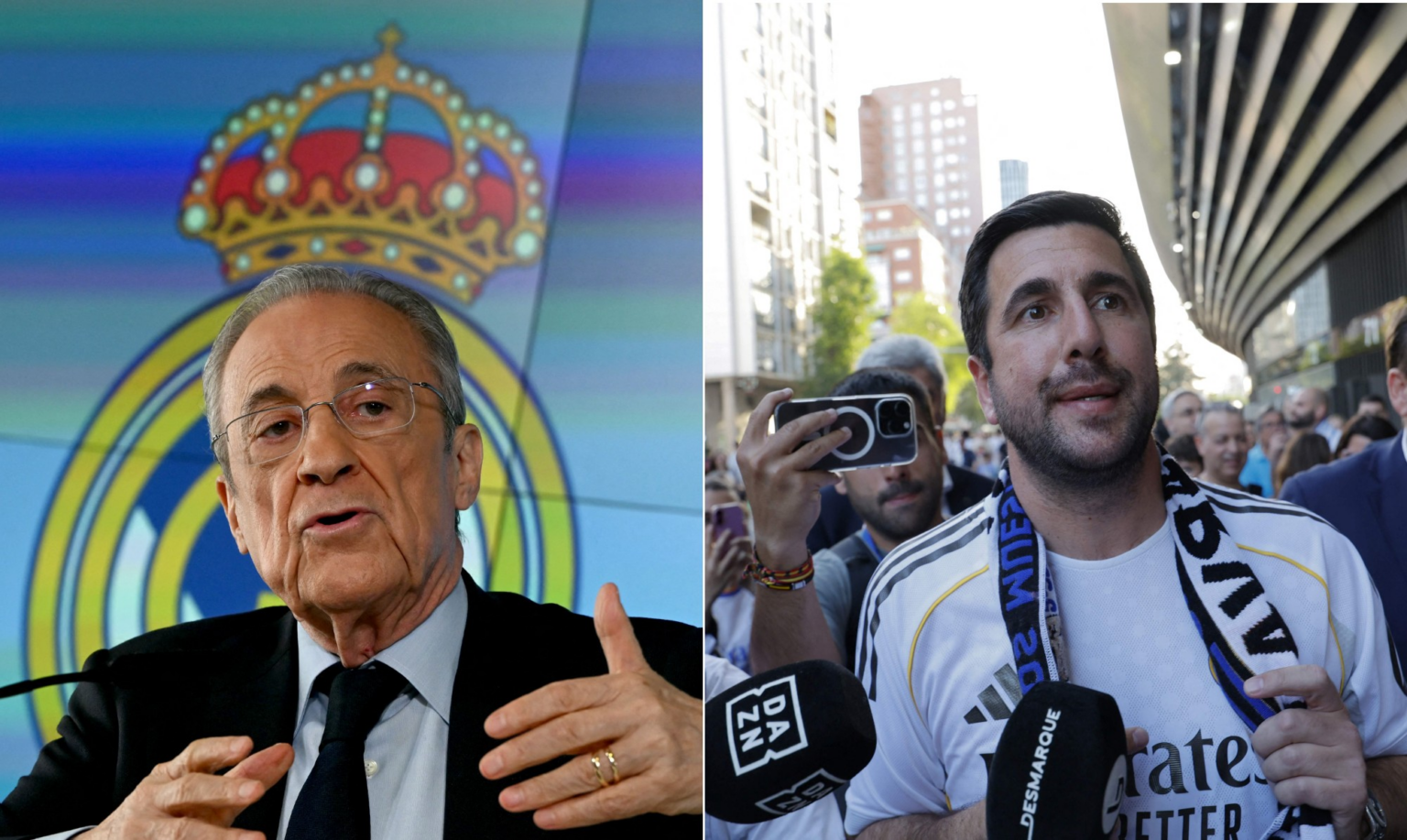 florentino-perez-e-enrique-riquelme-disputam-eleicao-no-real-madrid,-primeira-em-20-anos