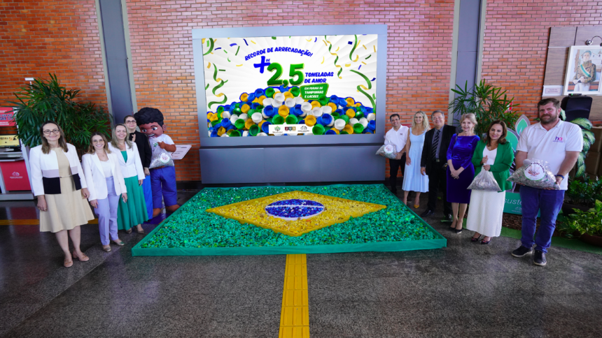 tjto-bate-recorde-de-arrecadacao-e-entrega-mais-de-2,5-toneladas-de-tampinhas-e-lacres-ao-hospital-de-amor-em-clima-de-copa