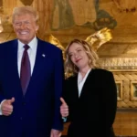 trump-diz-que-meloni-“implorou”-por-foto-para-“melhorar-a-popularidade”