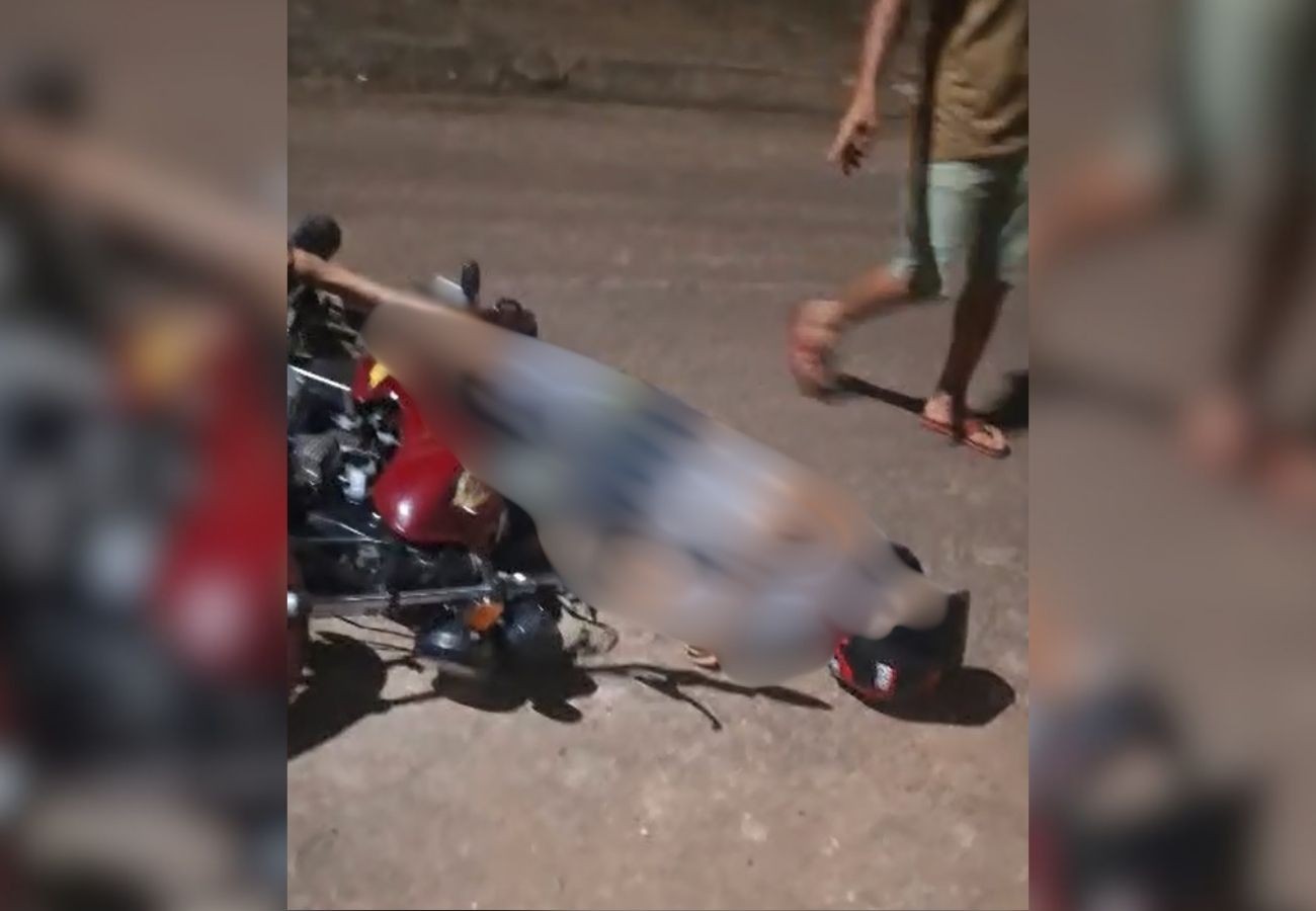 homem e-morto a tiros-e-encontrado-caido-ao-lado-de-motocicleta-em-avenida-no-interior-do-to