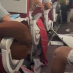 turbulencia-em-voo-da-air-india-deixa-17-feridos-apos-queda-brusca;-veja