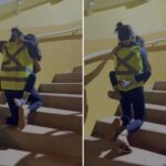 mae-sobe-escadaria-de-santuario-de-joelhos-apos-filha-se-recuperar-de-tumor-cerebral:-‘fe-nos-move-e-fortalece’