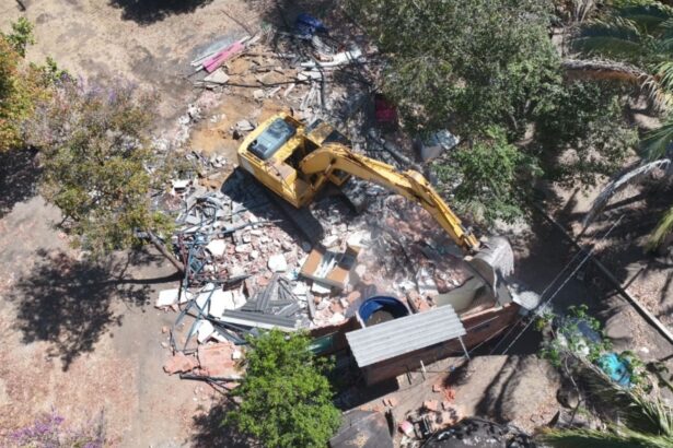 casas,-pousada-e-chacaras-viram-entulho-as-margens-do-lago-de-usina-no-to;-veja-o-que-restou-apos-demolicoes