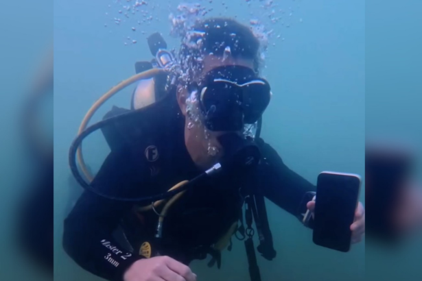 celular-continua-funcionando-apos-ficar-24-horas-submerso-no-lago-de-palmas;-veja-como-foi-o-resgate