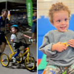pai-percorre-5-km-empurrando-filho-com-deficiencia-em-bicicleta-adaptada-e-emociona-publico;-assista