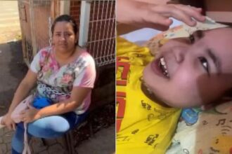 mae-que-se-acorrentou-em-hospital-do-to-aguarda-transferencia-do-filho,-que-precisa-passar-por-cirurgia-no-coracao