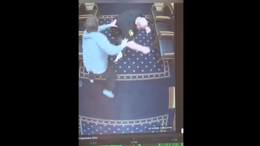 condenado-escapa-de-algemas-e-tenta-fugir-de-tribunal-nos-eua;-video
