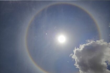 anel-colorido-ao-redor-do-sol-chama-atencao-no-interior-do-tocantins;-entenda-o-fenomeno