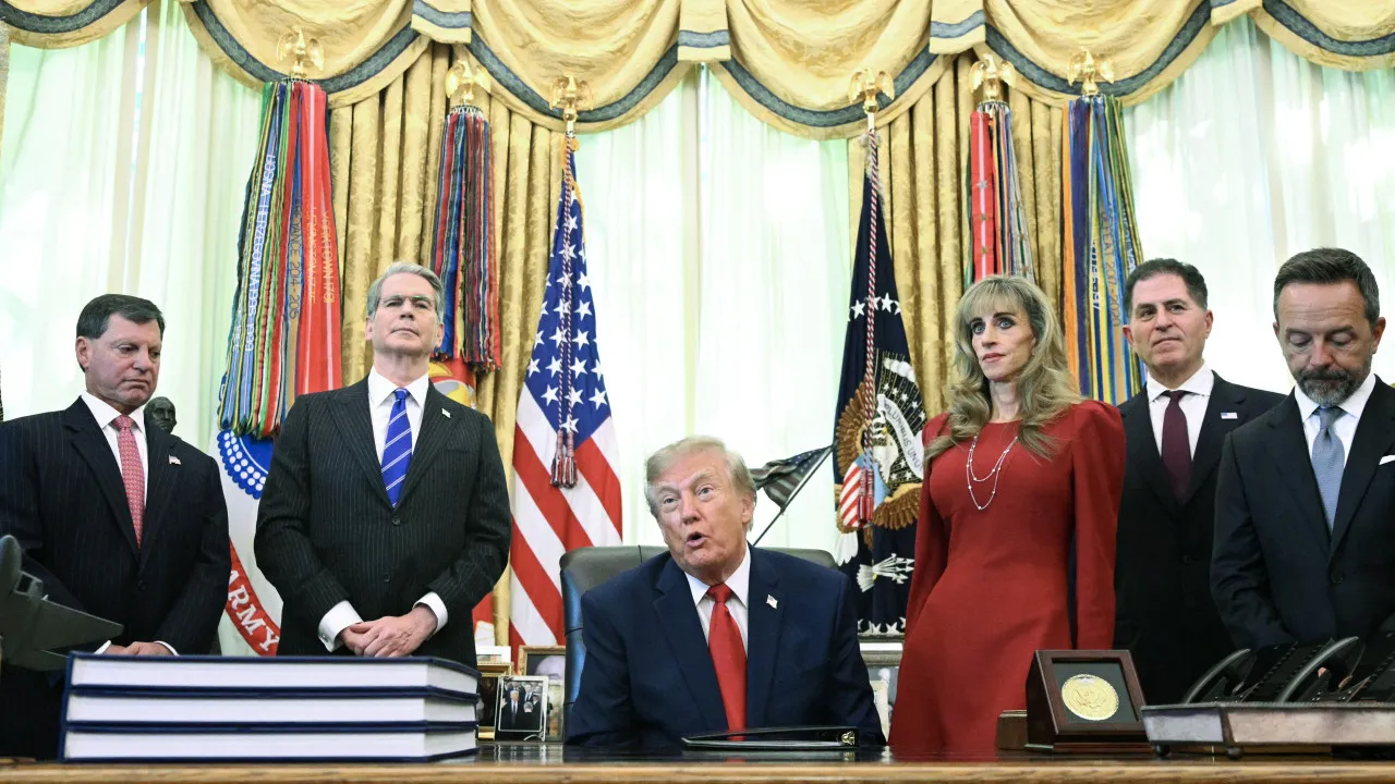 quem-e-susan-dell,-mulher-que-chamou-atencao-ao-lado-de-trump?