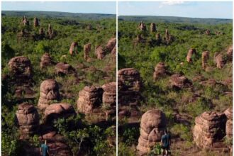 conheca-a-‘cidade-de-pedras’,-atracao-turistica-nas-serras-gerais-que-encanta-visitantes-no-tocantins;
