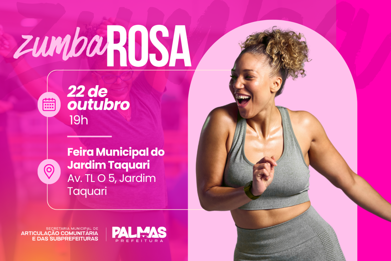 prefeitura-promove-zumba-rosa-na-feira-do-jardim-taquari-nesta-quinta-feira,-22